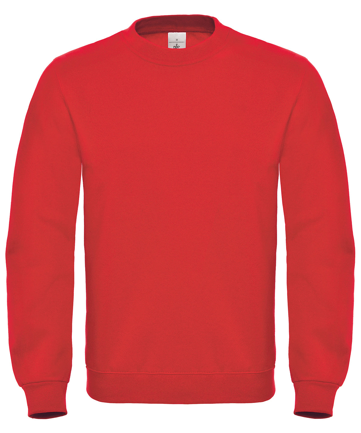 BC ID002 Sweatshirt Modern Cut Ribbed Collar Plus Sizes