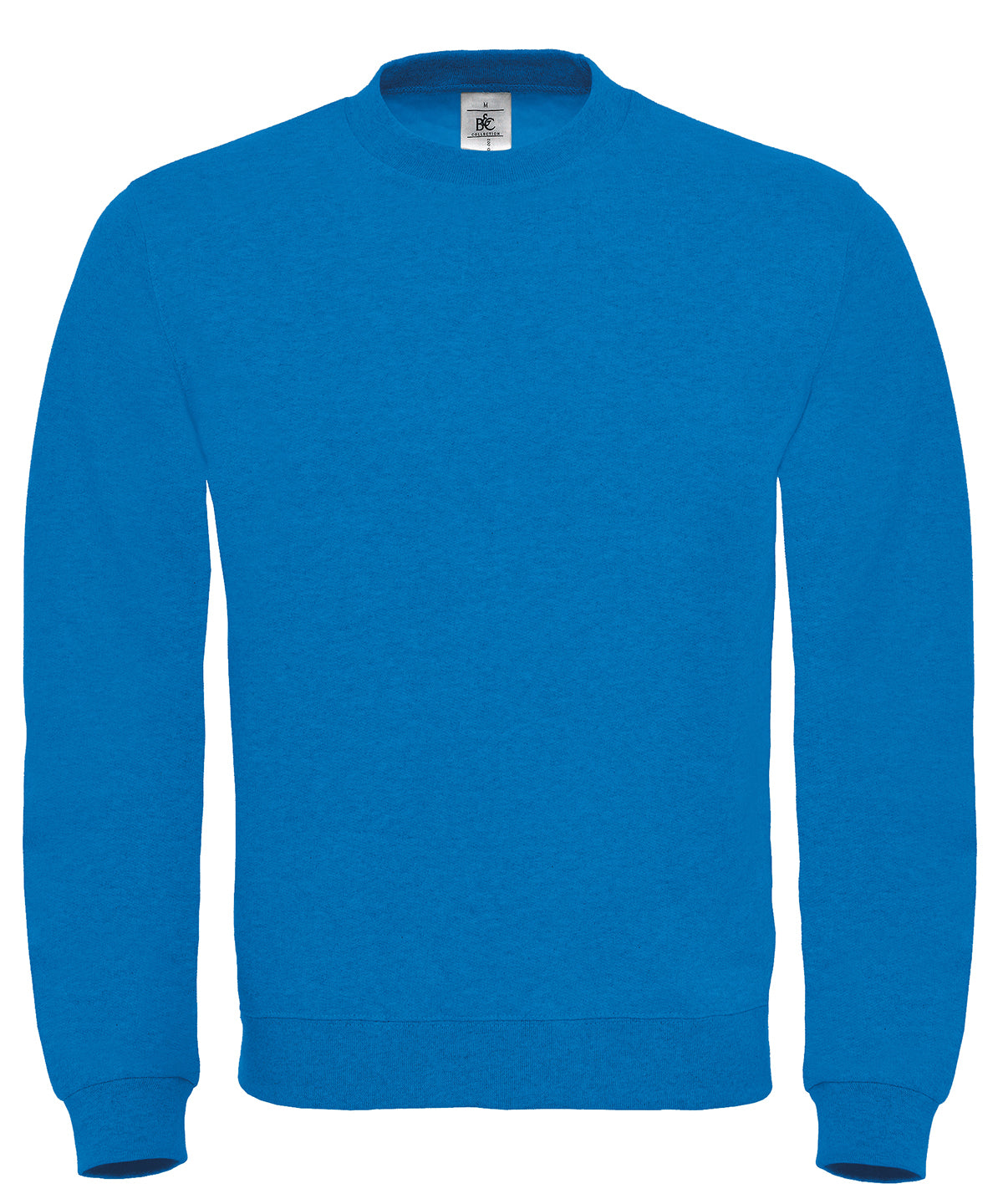 BC ID002 Sweatshirt Modern Cut Ribbed Collar Plus Sizes