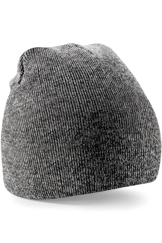 Beechfield Twotone PullOn Beanie Hats Unisex Winter Headwear