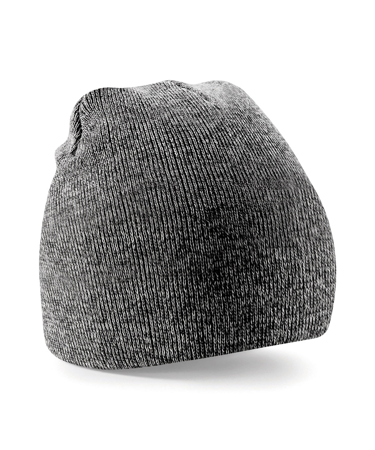 Beechfield Twotone PullOn Beanie Hats Unisex Winter Headwear