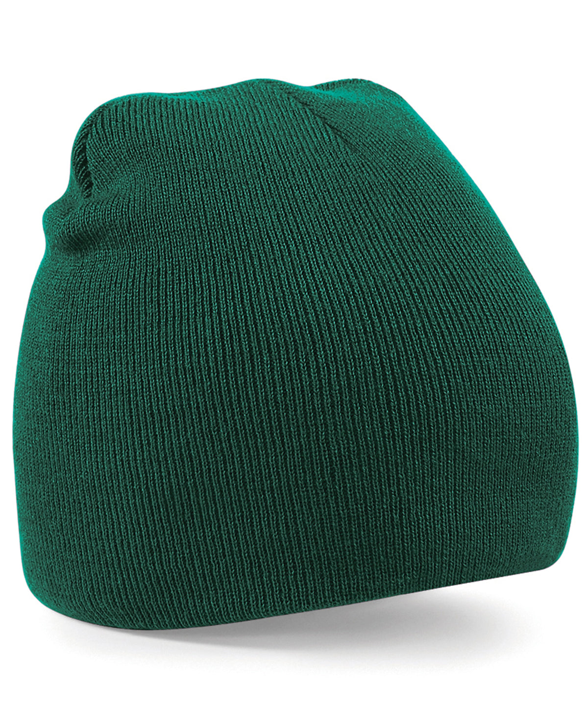 Beechfield Twotone PullOn Beanie Hats Unisex Winter Headwear