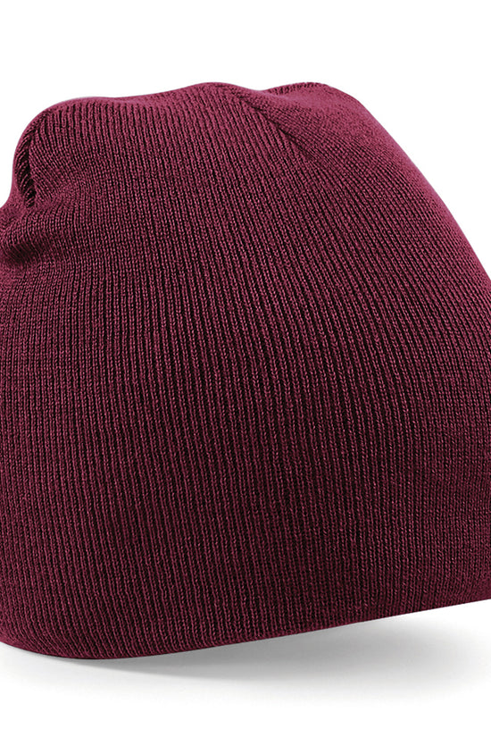 Beechfield Twotone PullOn Beanie Hats Unisex Winter Headwear