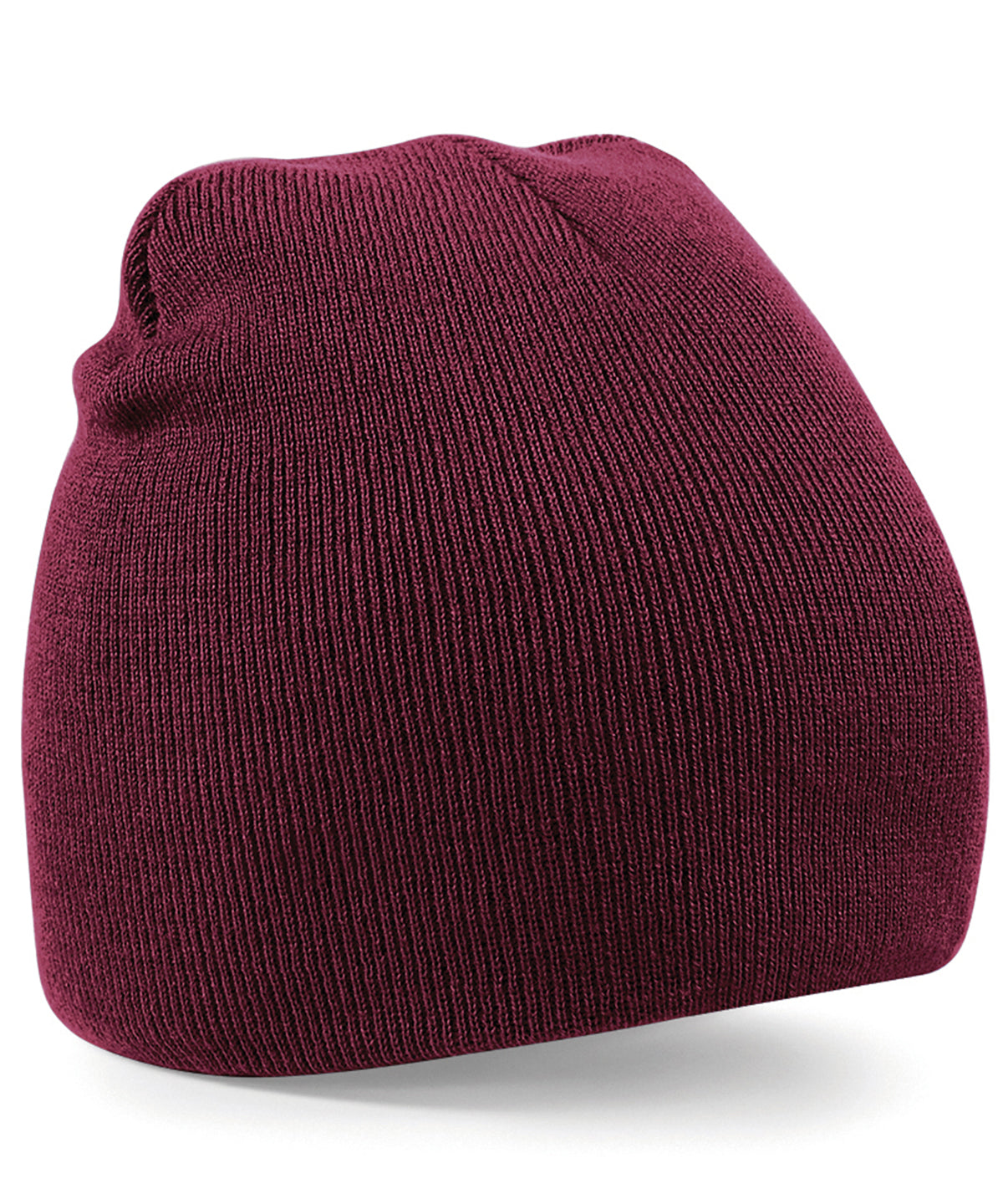 Beechfield Twotone PullOn Beanie Hats Unisex Winter Headwear