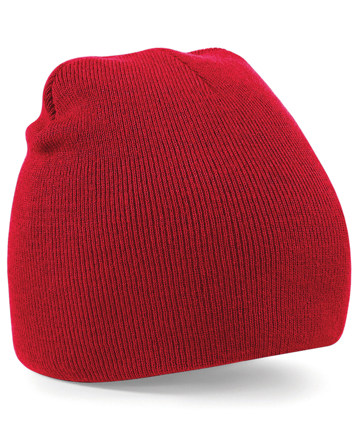 Beechfield Twotone PullOn Beanie Hats Unisex Winter Headwear