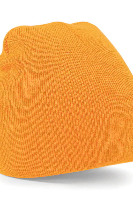Beechfield Twotone PullOn Beanie Hats Unisex Winter Headwear