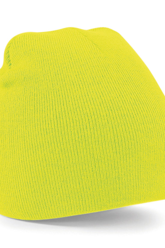 Beechfield Twotone PullOn Beanie Hats Unisex Winter Headwear