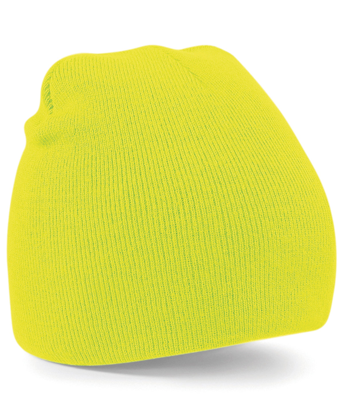 Beechfield Twotone PullOn Beanie Hats Unisex Winter Headwear