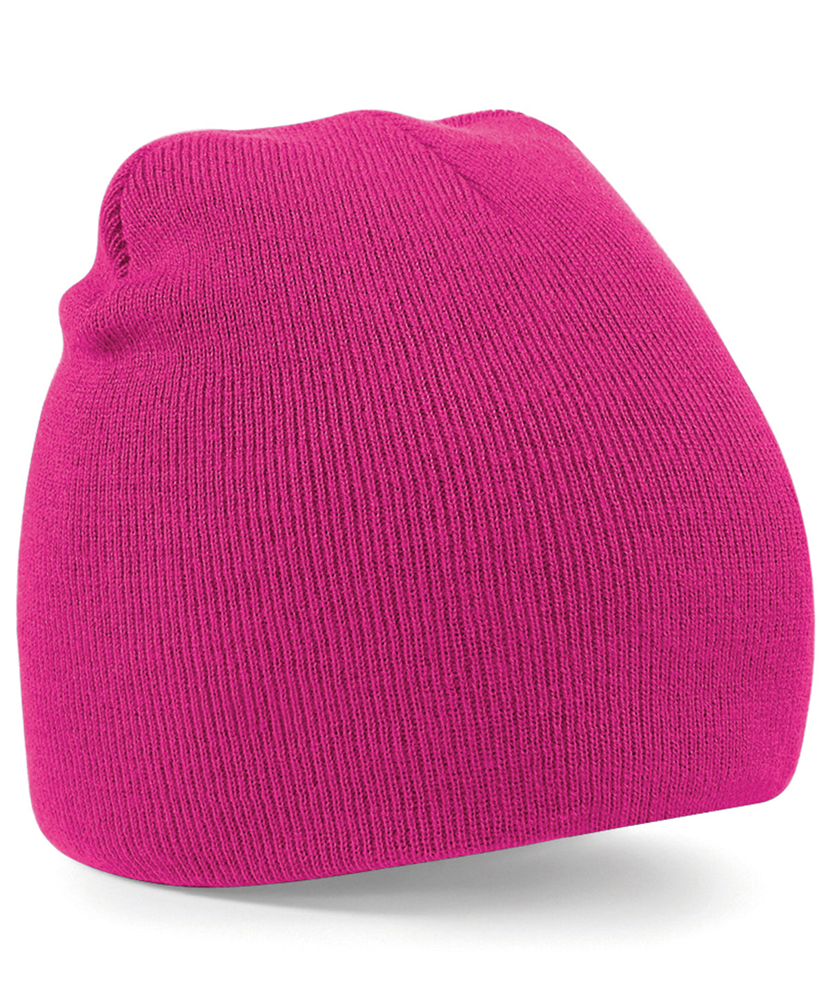 Beechfield Twotone PullOn Beanie Hats Unisex Winter Headwear