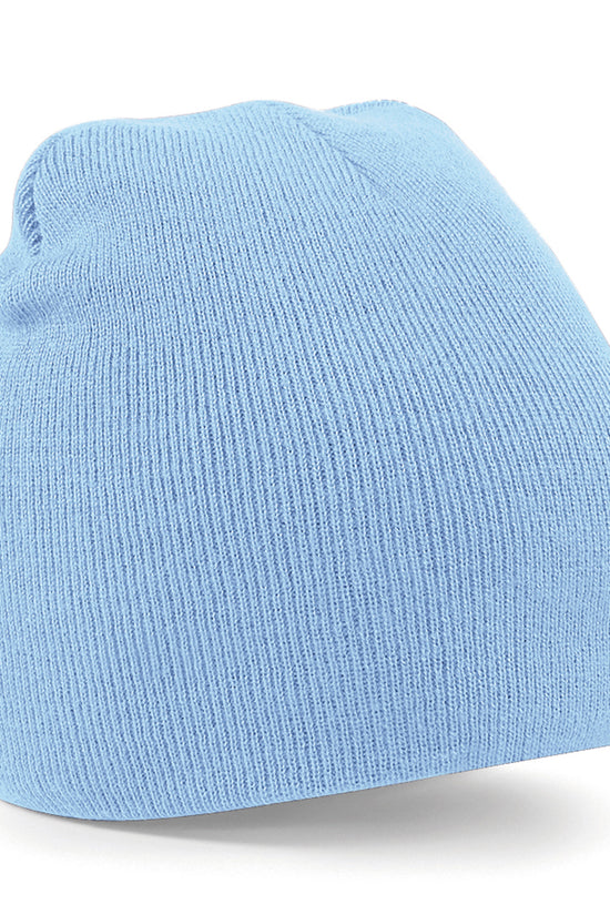 Beechfield Twotone PullOn Beanie Hats Unisex Winter Headwear