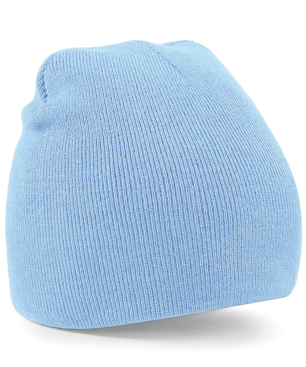 Beechfield Twotone PullOn Beanie Hats Unisex Winter Headwear