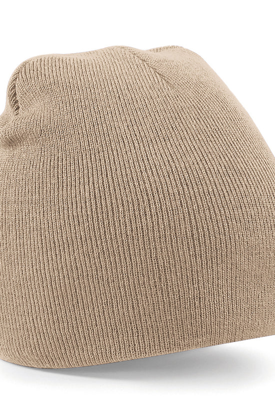 Beechfield Twotone PullOn Beanie Hats Unisex Winter Headwear