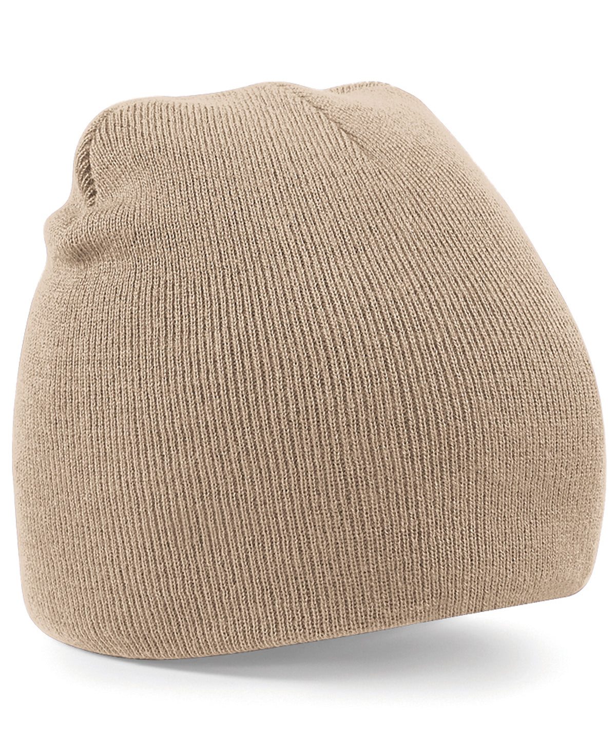 Beechfield Twotone PullOn Beanie Hats Unisex Winter Headwear