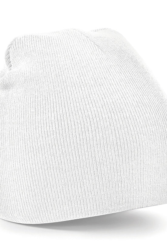 Beechfield Twotone PullOn Beanie Hats Unisex Winter Headwear
