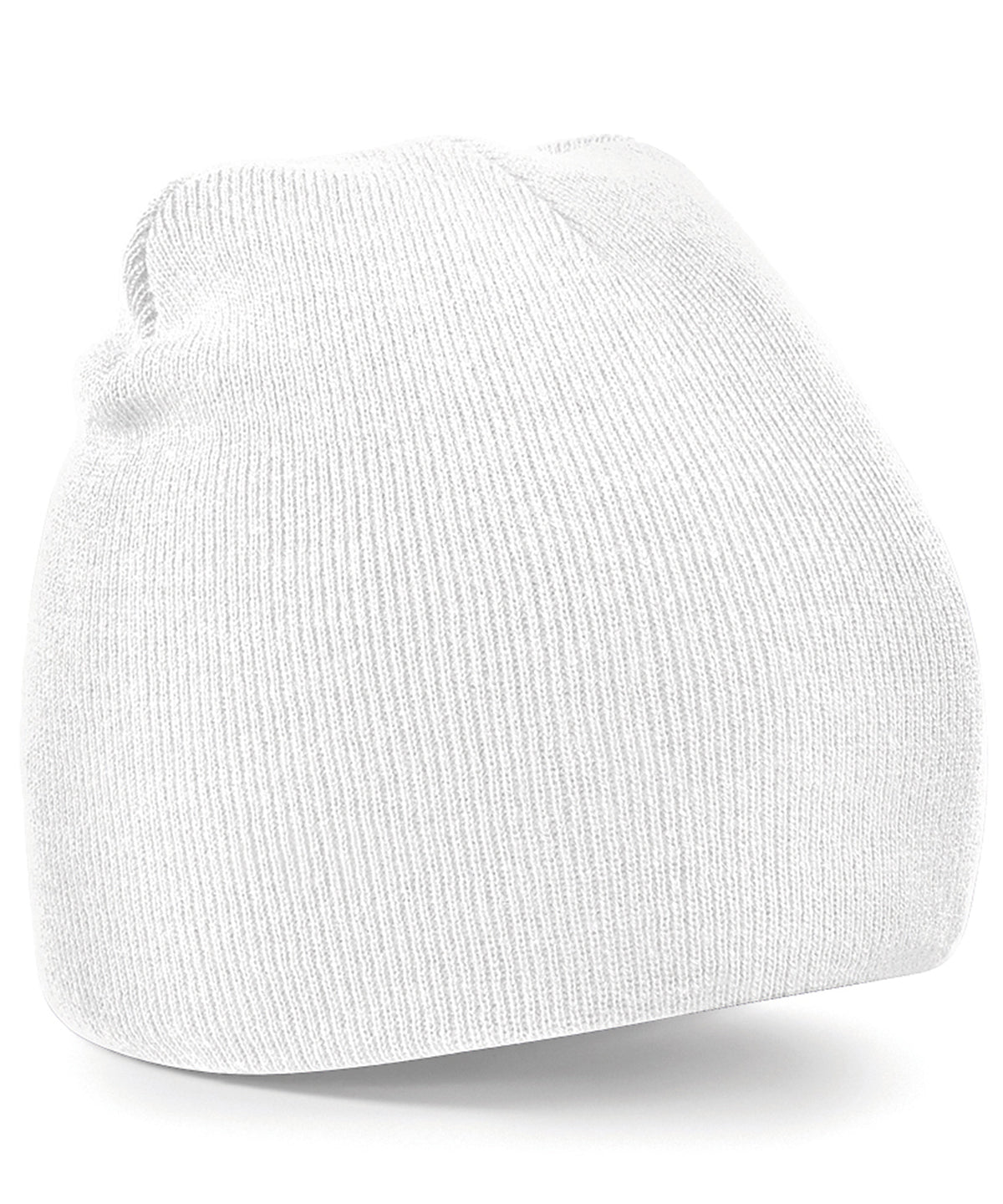 Beechfield Twotone PullOn Beanie Hats Unisex Winter Headwear