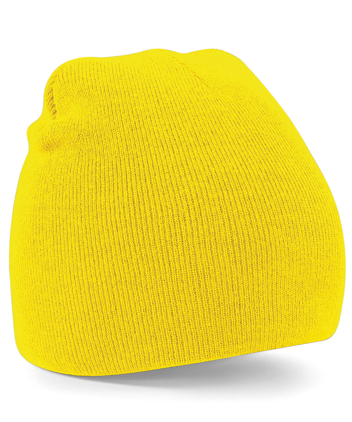 Beechfield Twotone PullOn Beanie Hats Unisex Winter Headwear