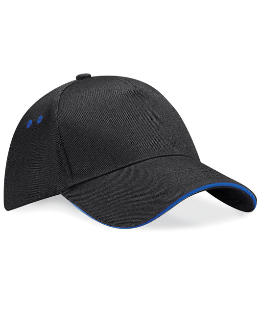 Beechfield Ultimate 5Panel Cap with Sandwich Peak Unisex Adult Headwear