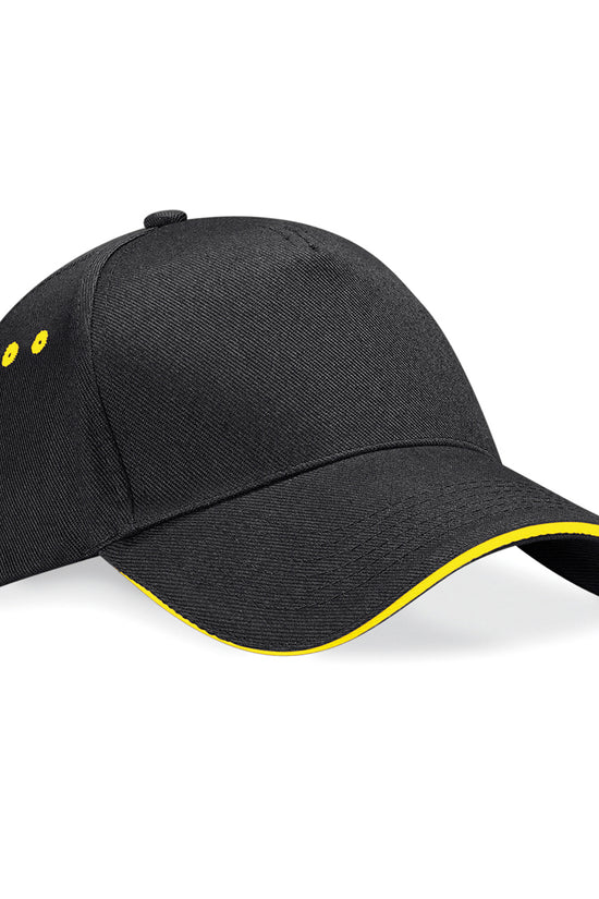 Beechfield Ultimate 5Panel Cap with Sandwich Peak Unisex Adult Headwear