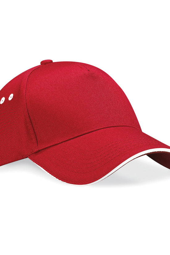 Beechfield Ultimate 5Panel Cap with Sandwich Peak Unisex Adult Headwear
