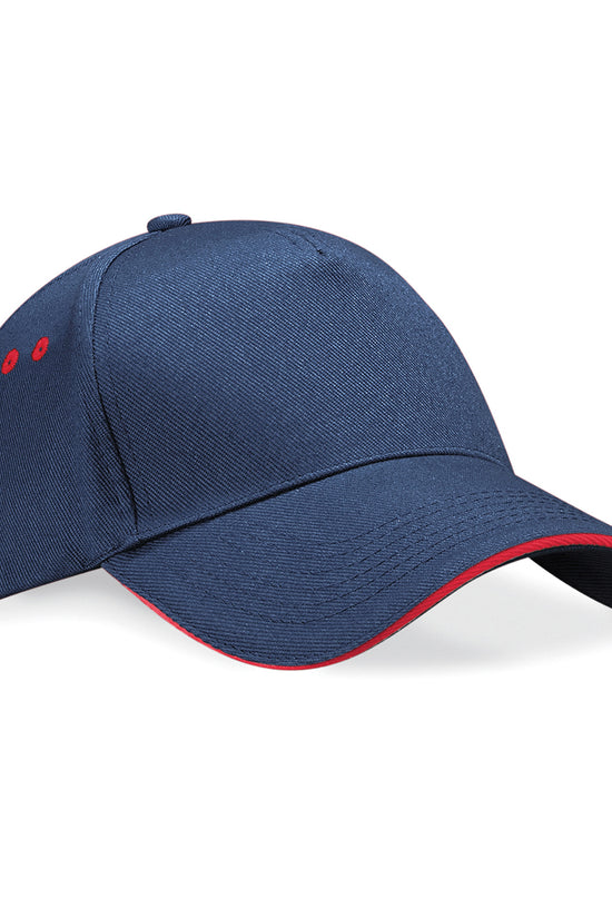 Beechfield Ultimate 5Panel Cap with Sandwich Peak Unisex Adult Headwear