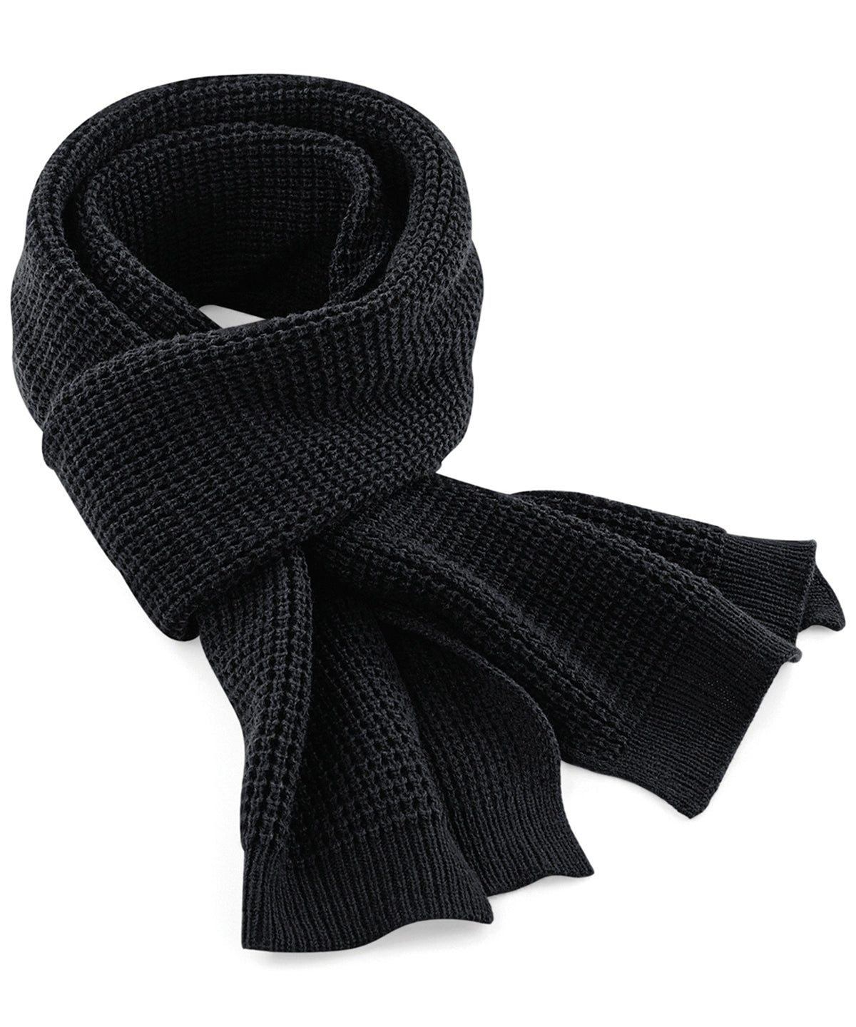Premium Beechfield Classic Waffle Knit Scarf Unisex Adult