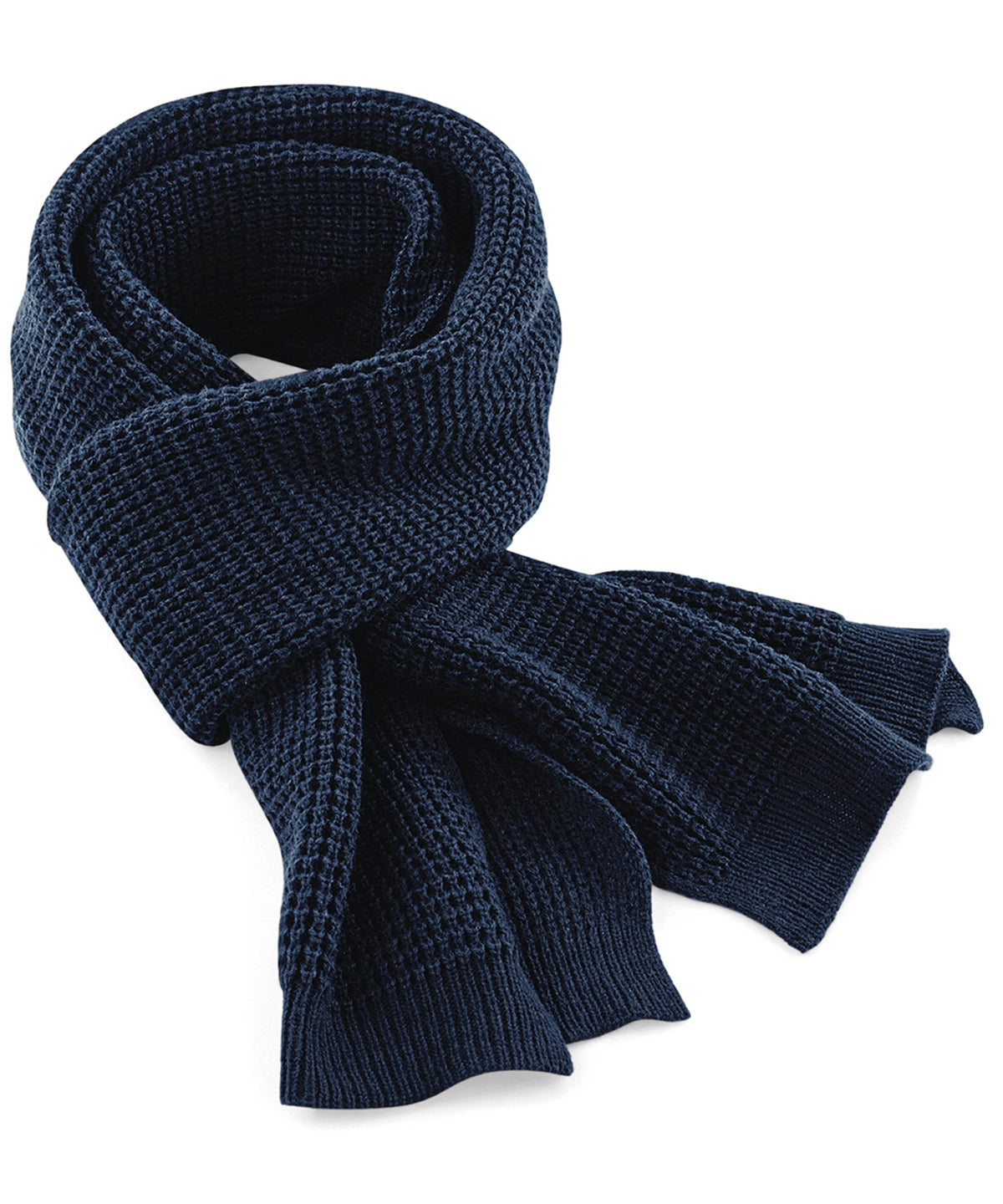 Premium Beechfield Classic Waffle Knit Scarf Unisex Adult