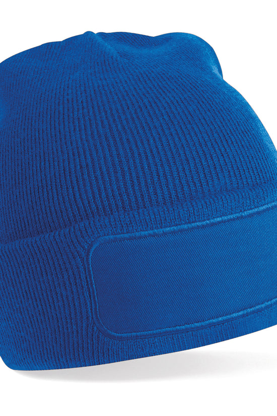 Beechfield Original Patch Beanie Hats Unisex Winter Knitwear Headwear