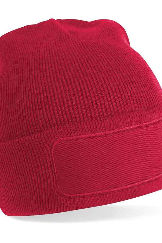 Beechfield Original Patch Beanie Hats Unisex Winter Knitwear Headwear