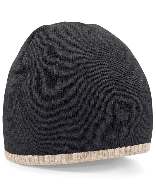 Beechfield Twotone PullOn Beanie Hats Winter Essentials