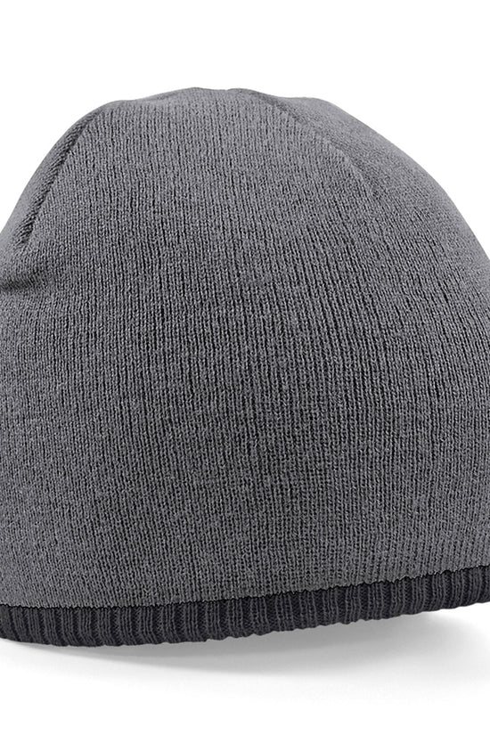 Beechfield Twotone PullOn Beanie Hats Winter Essentials