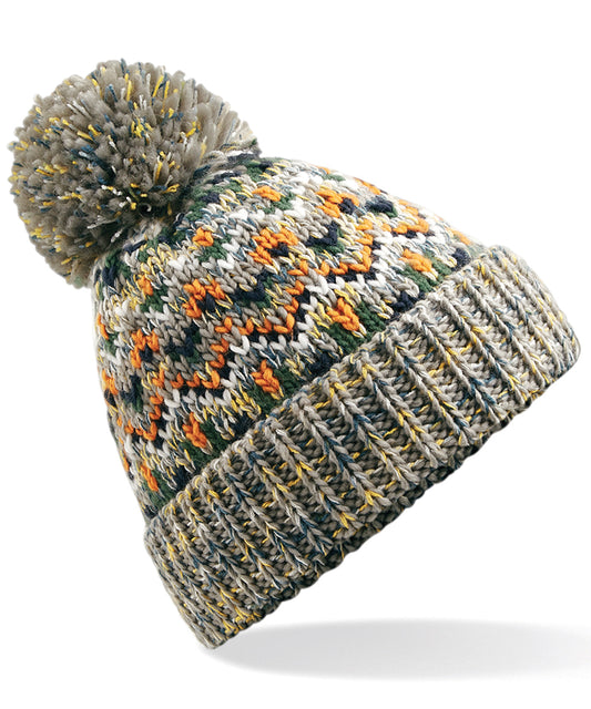Beechfield Blizzard Bobble Beanie Hat Unisex Adult Winter Headwear