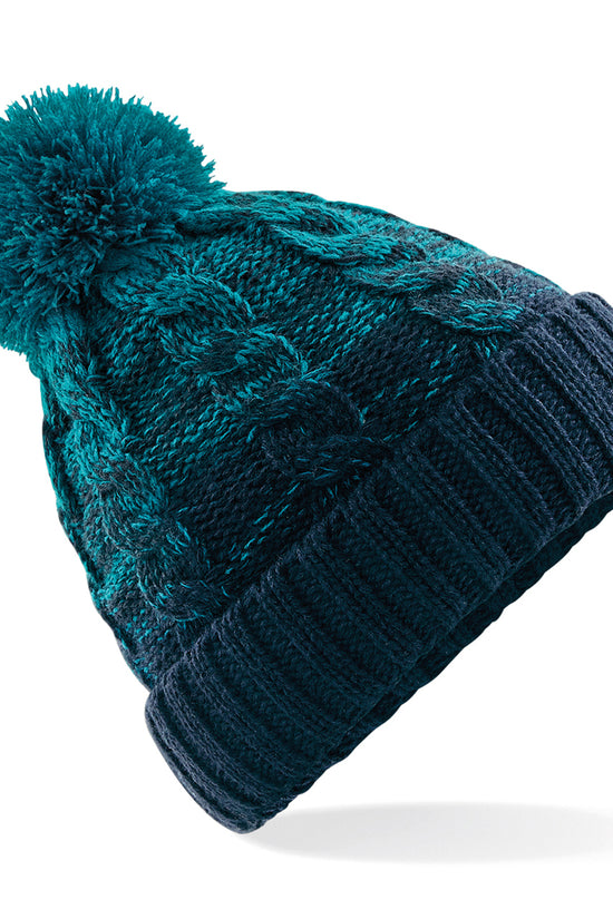 Beechfield Ombr Beanie Hats Premium Unisex Winter Headwear