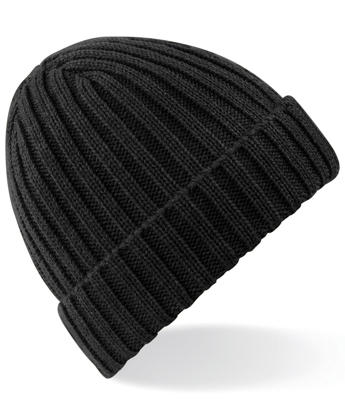 Premium Chunky Ribbed Beanie Hat Unisex Winter Headwear