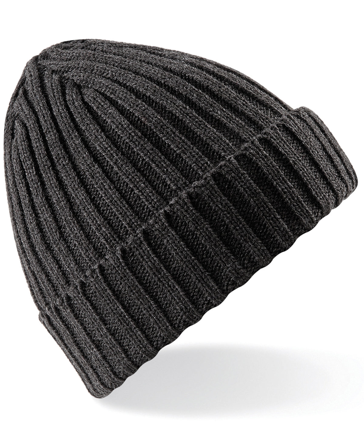 Premium Chunky Ribbed Beanie Hat Unisex Winter Headwear