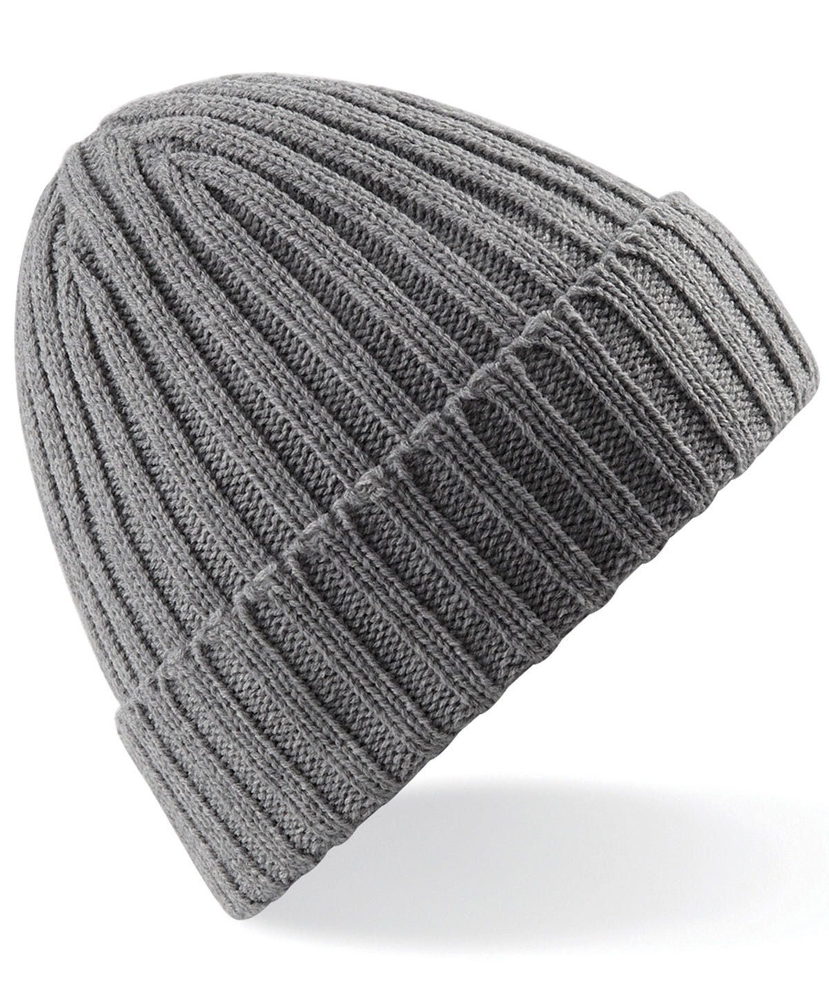 Premium Chunky Ribbed Beanie Hat Unisex Winter Headwear