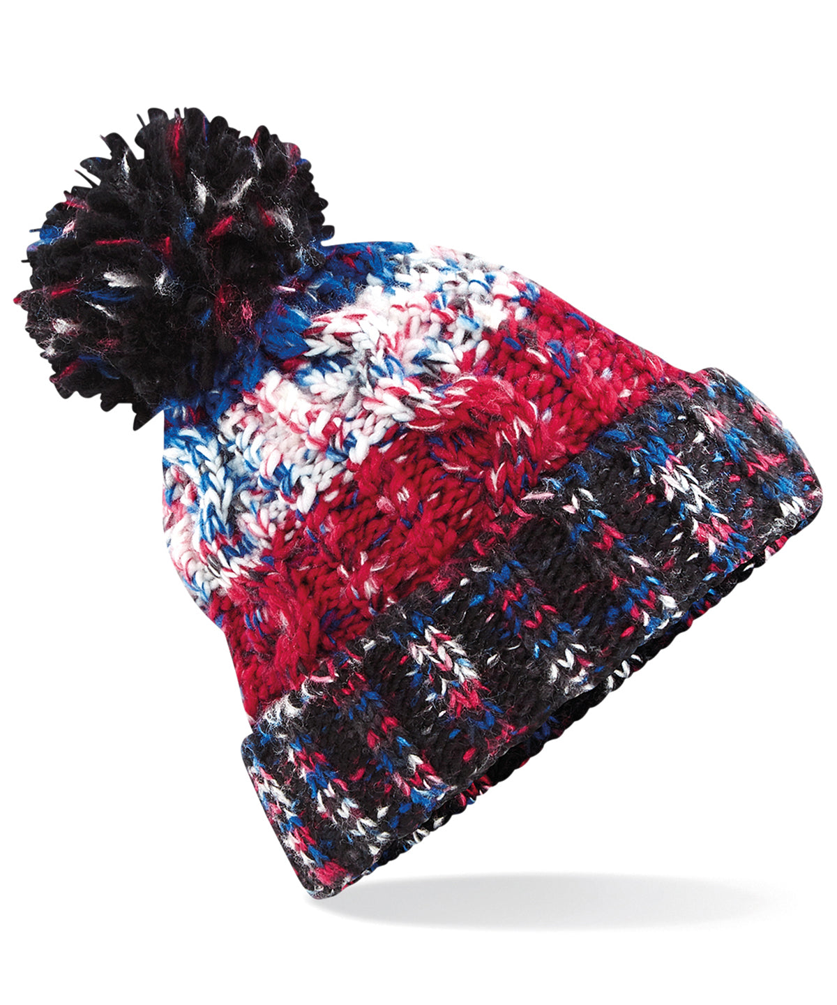 Premium Corkscrew Pom Pom Beanie Hat Unisex Adult Winter Headwear