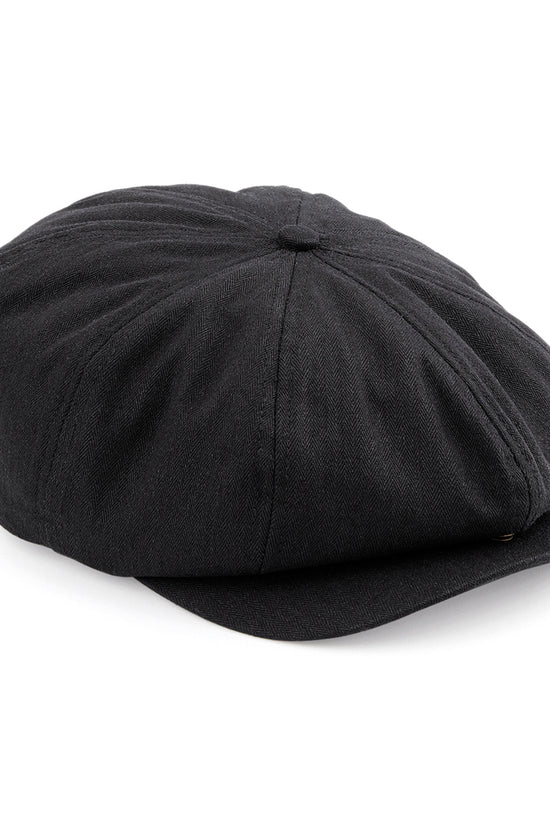 Beechfield Herringbone Newsboy Cap for Men