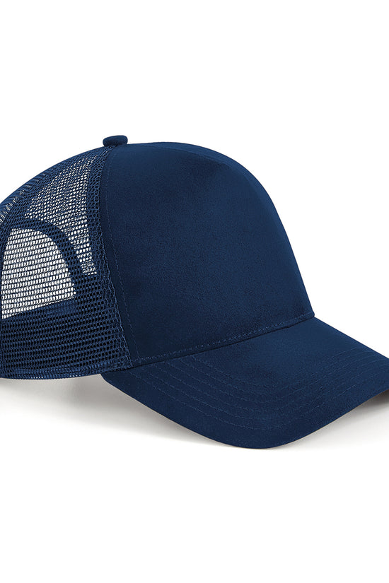 Luxurious Suede Snapback Trucker Cap for Adults