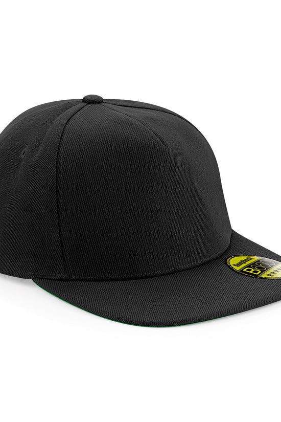 Beechfield Original Flat Peak Snapback Cap Unisex Adult Headwear Raladeal