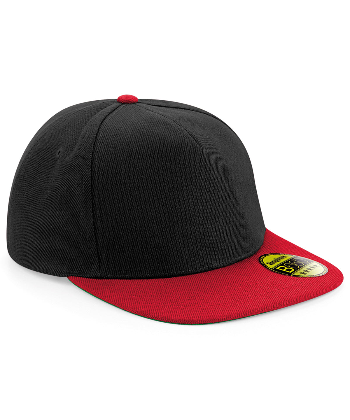 Beechfield Original Flat Peak Snapback Cap Unisex Adult Headwear Raladeal