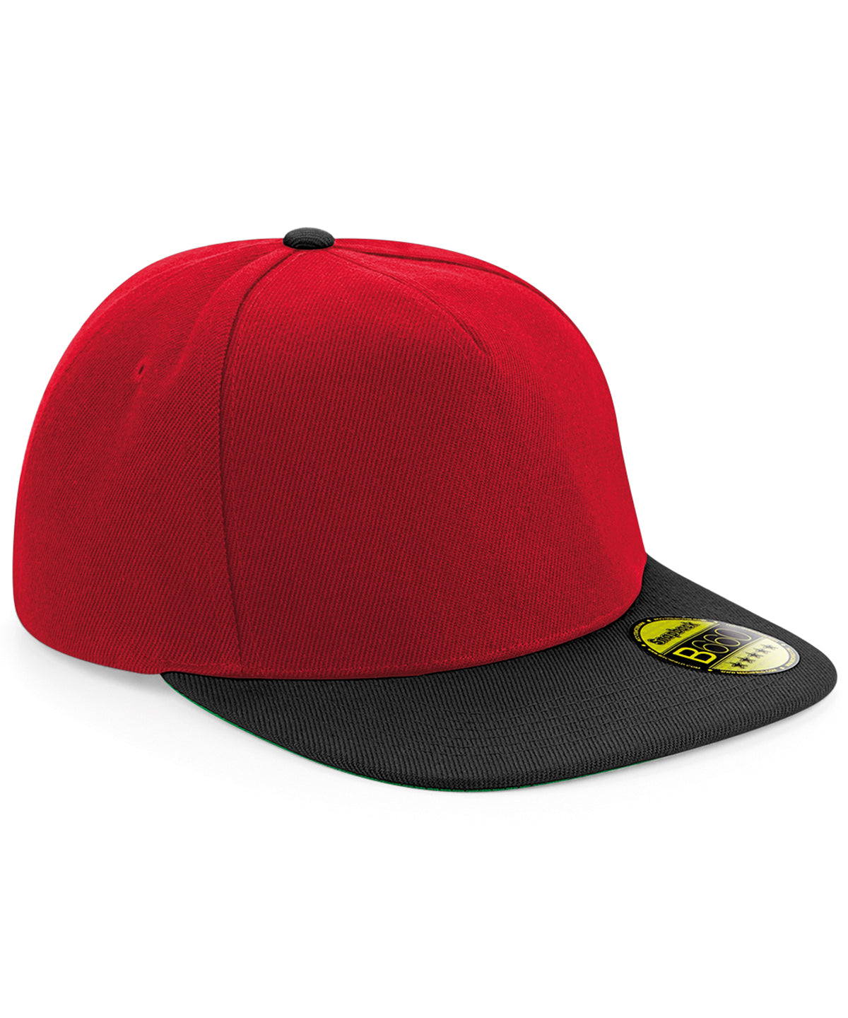 Beechfield Original Flat Peak Snapback Cap Unisex Adult Headwear Raladeal