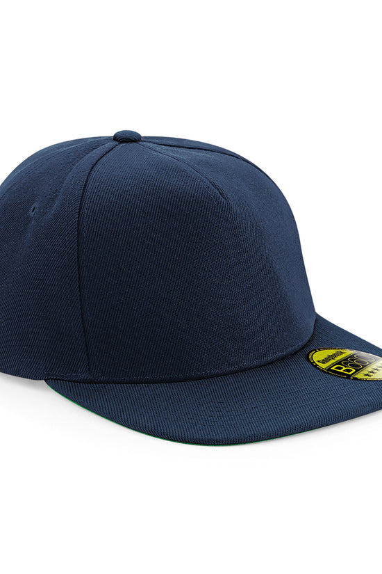 Beechfield Original Flat Peak Snapback Cap Unisex Adult Headwear Raladeal