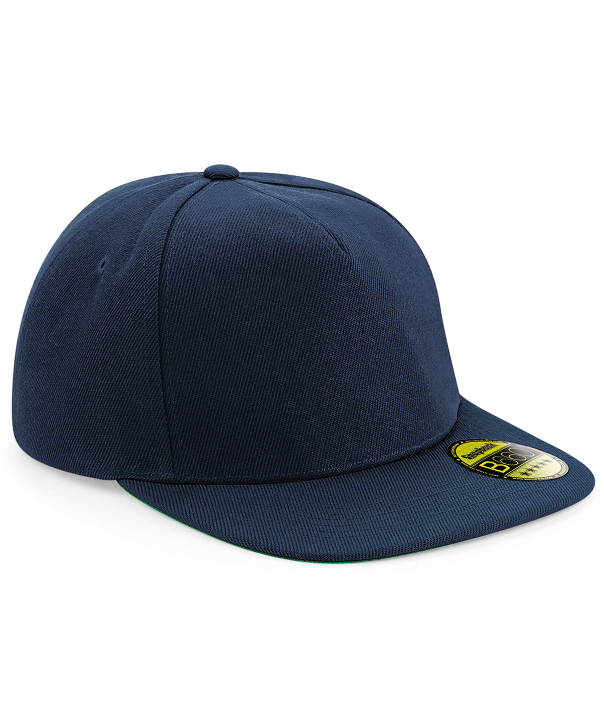 Beechfield Original Flat Peak Snapback Cap Unisex Adult Headwear Raladeal