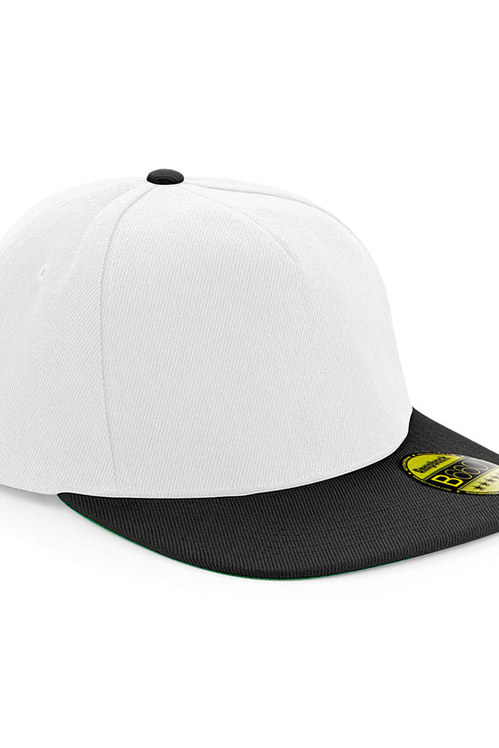 Beechfield Original Flat Peak Snapback Cap Unisex Adult Headwear Raladeal