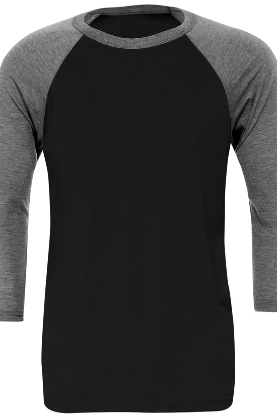 Bella Canvas Unisex Triblend Baseball Tee with Contrast Raglan Sleeves