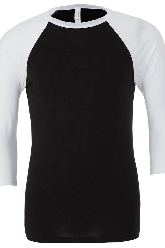 Bella Canvas Unisex Triblend Baseball Tee with Contrast Raglan Sleeves