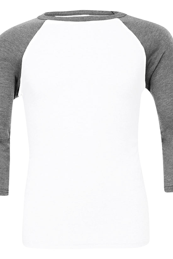 Bella Canvas Unisex Triblend Baseball Tee with Contrast Raglan Sleeves