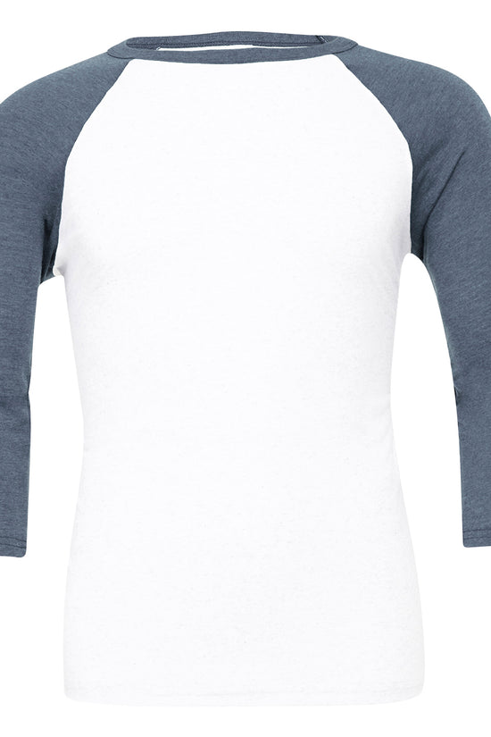 Bella Canvas Unisex Triblend Baseball Tee with Contrast Raglan Sleeves