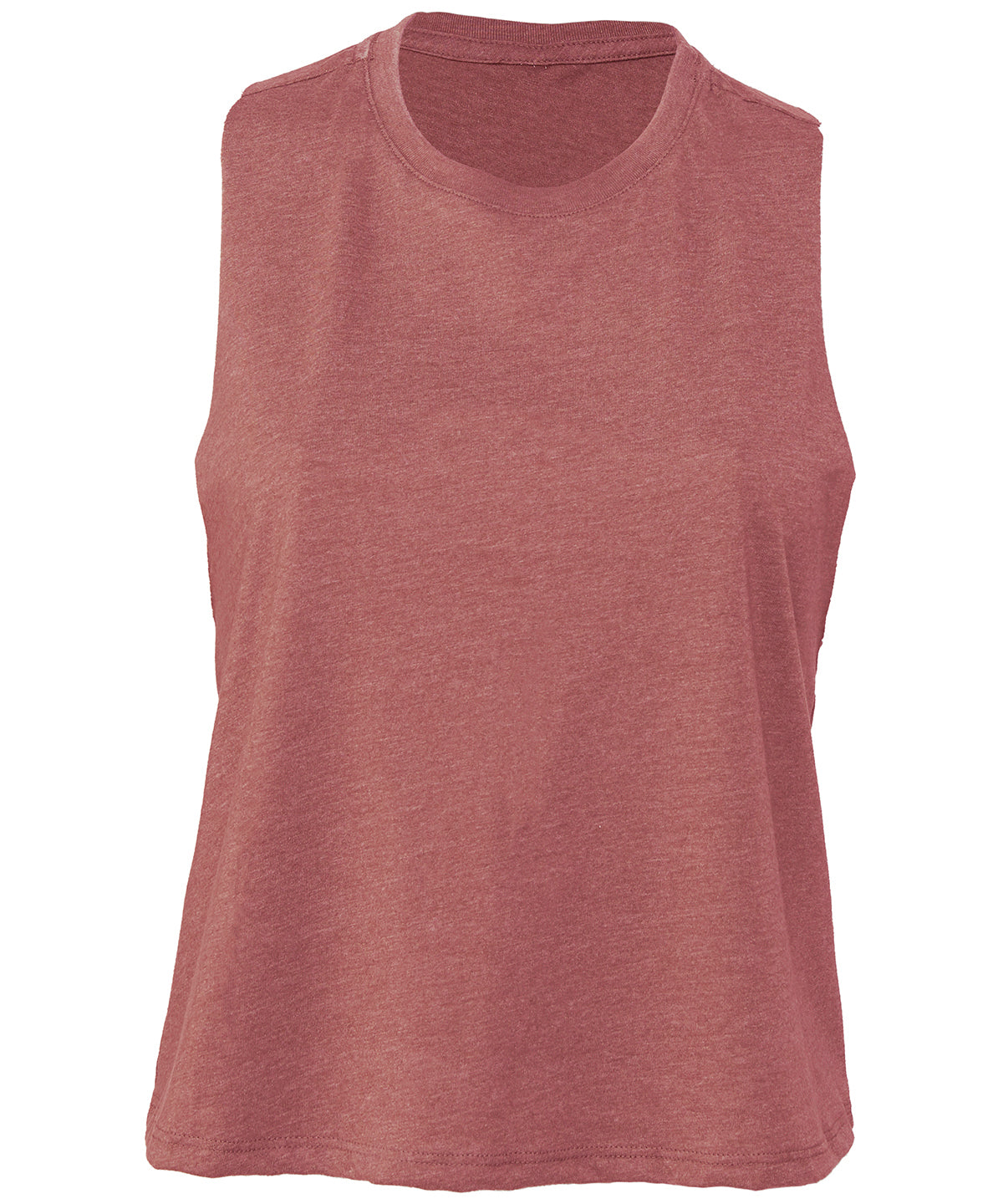 Bella Canvas Womens Racerback Cropped Tank Vest