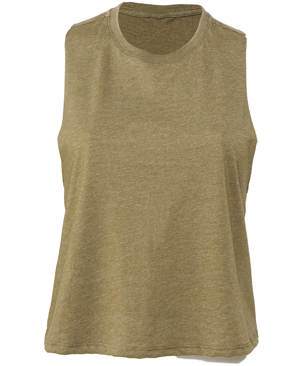 Bella Canvas Womens Racerback Cropped Tank Vest