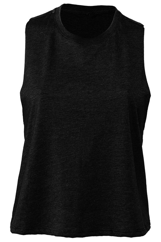 Bella Canvas Womens Racerback Cropped Tank Vest